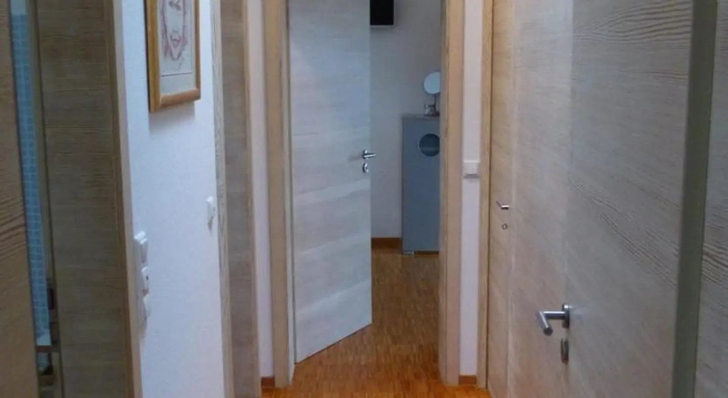 Rhonhaus mit Kreuzbergblick Badezimmer