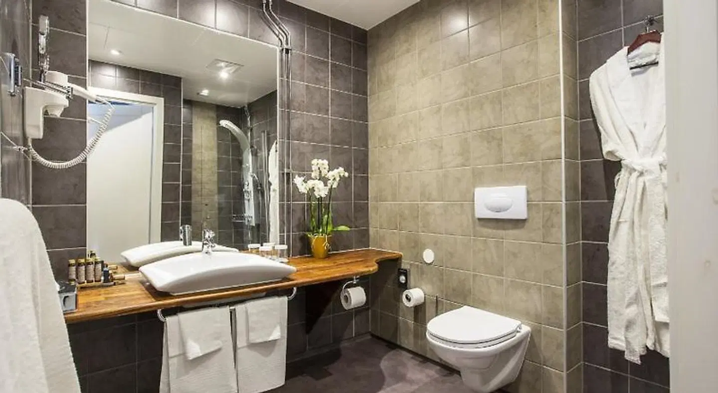 Sockerslottet Hotell Badezimmer