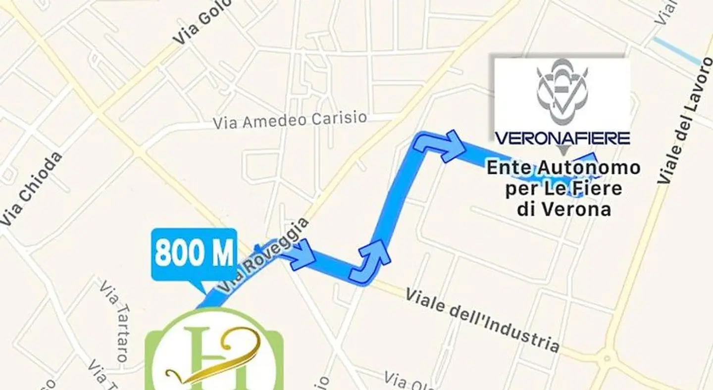 Vitti's Home Verona Landkarte