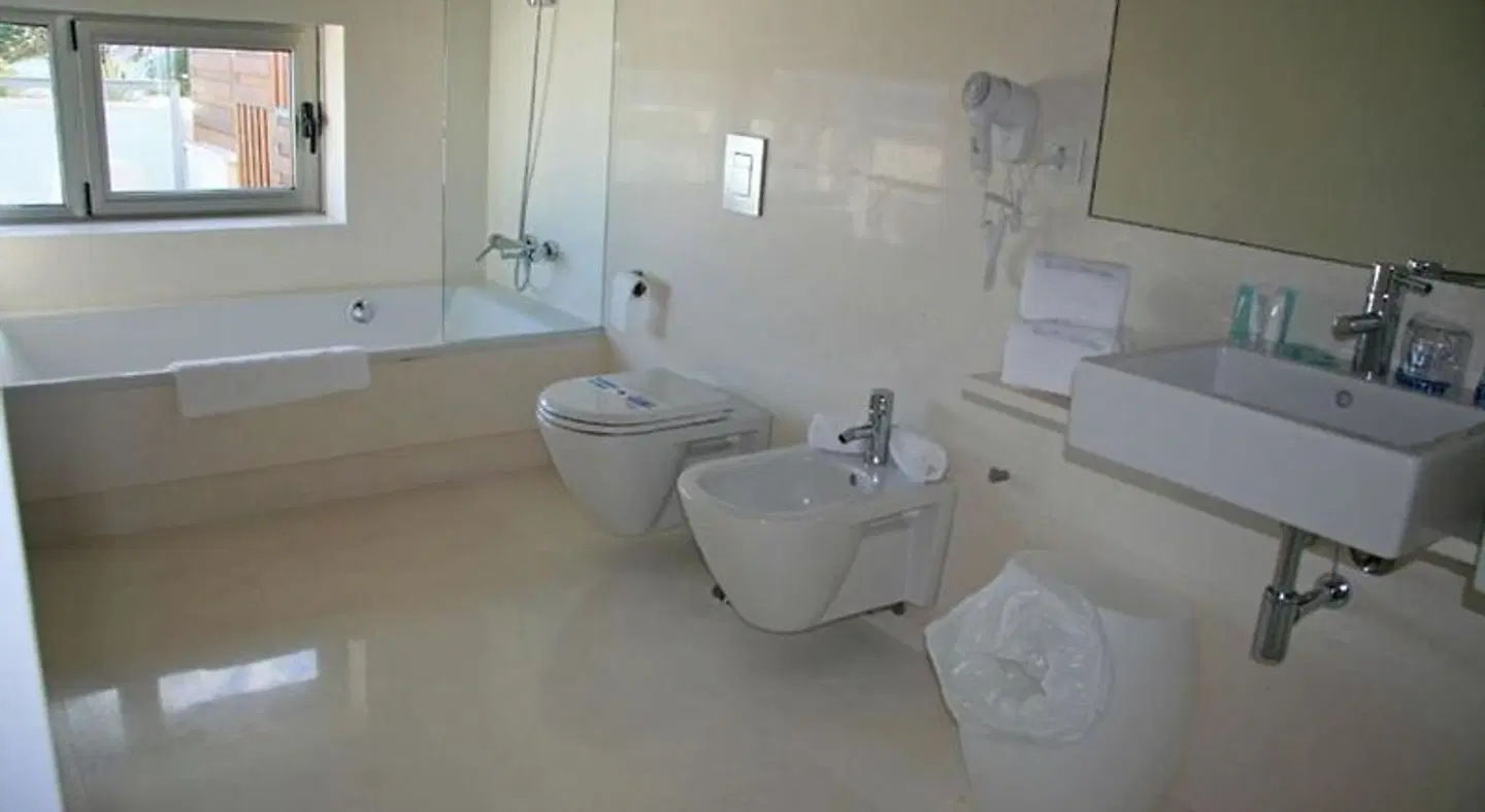 Pensión Las Palmas Badezimmer