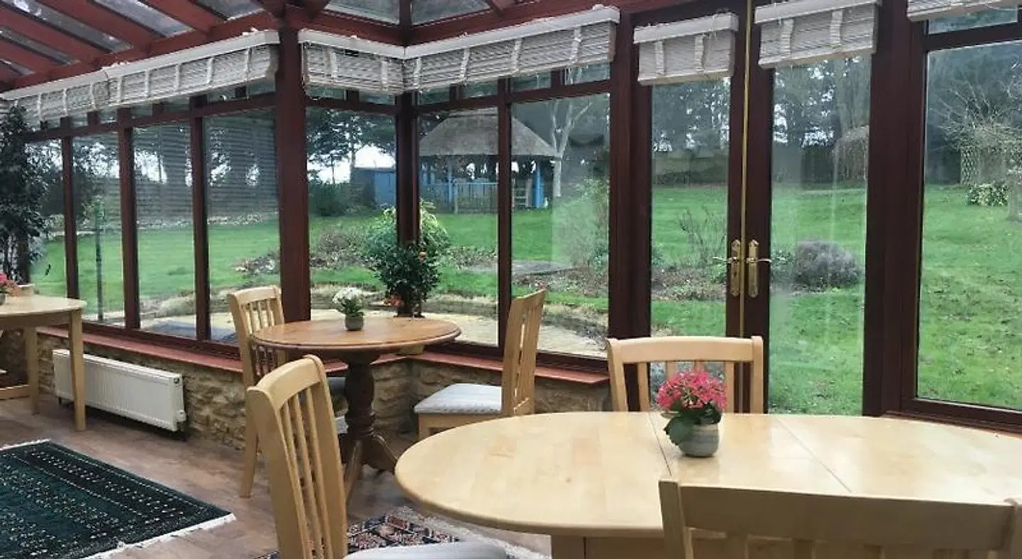 Stoneleigh Barn Bed and Breakfast Terrasse