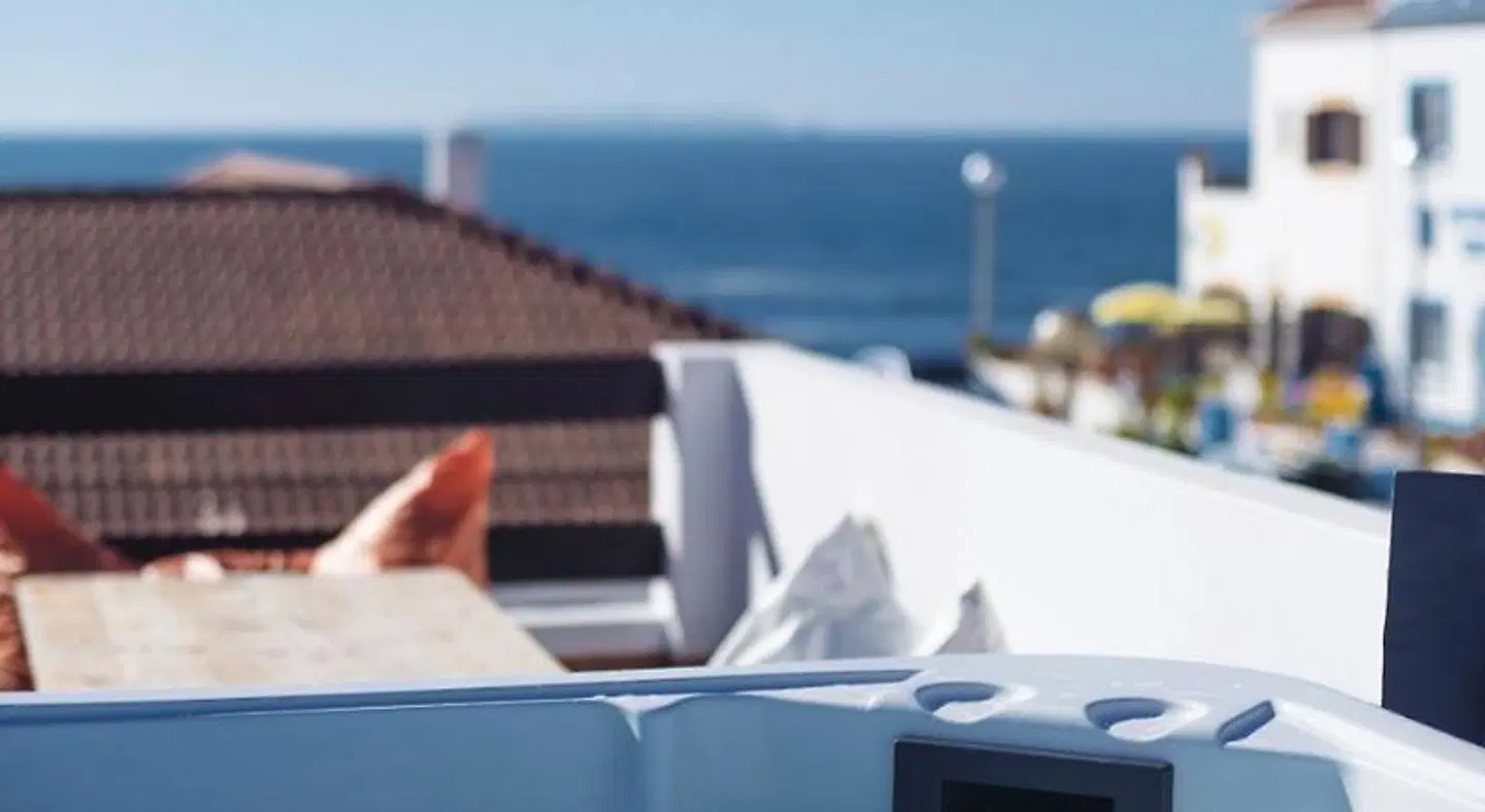 Balili Surf House Terrasse