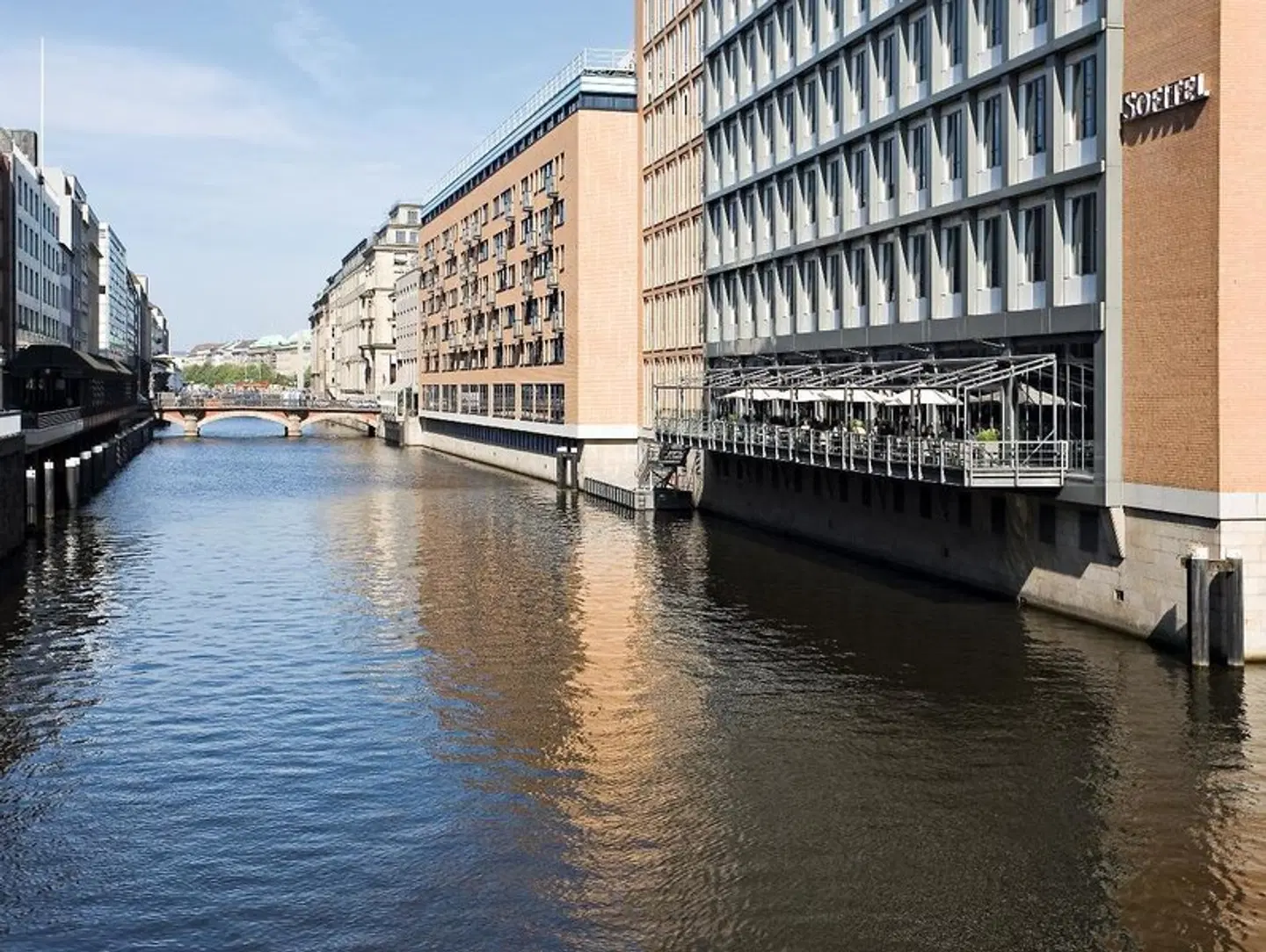 Sofitel Hamburg Alter Wall Hotel Terrasse