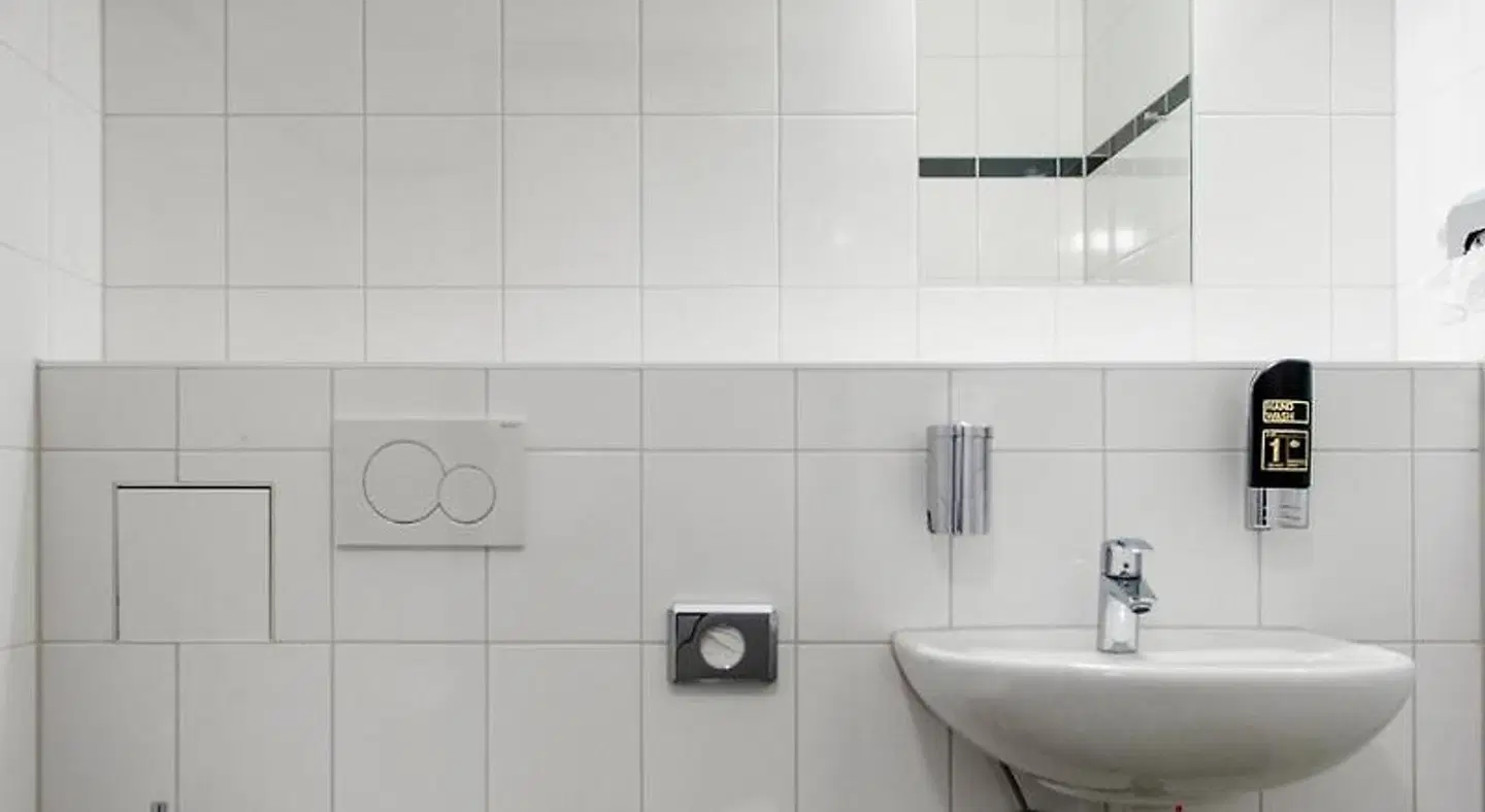 a&o Copenhagen Nørrebro Badezimmer