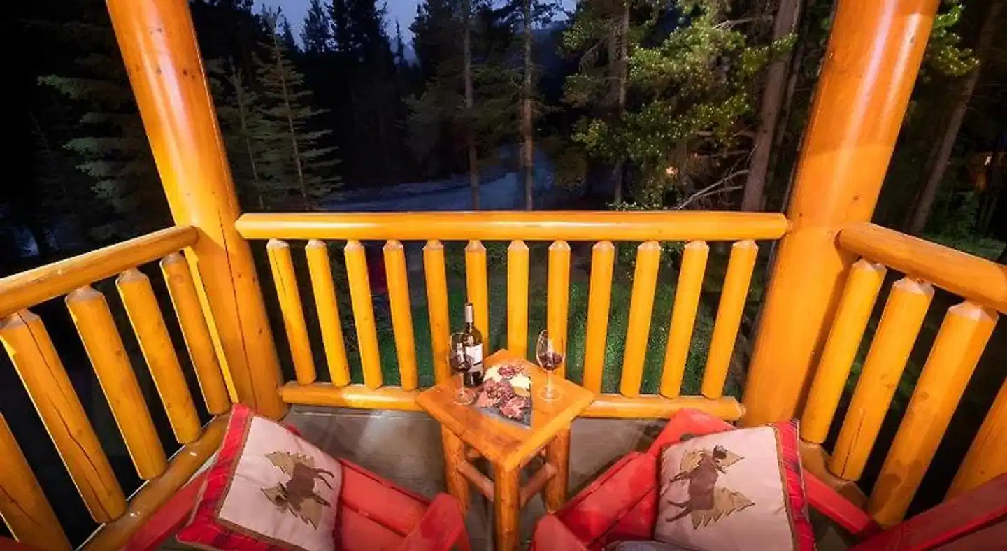 Baker Creek Mountain Resort Terrasse