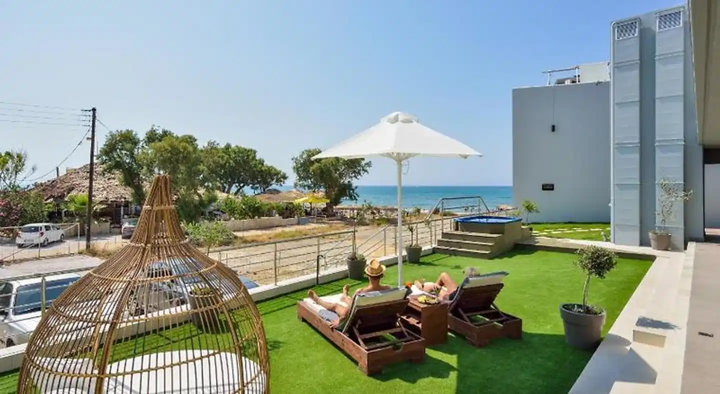 Elia Agia Marina Hotel Garten