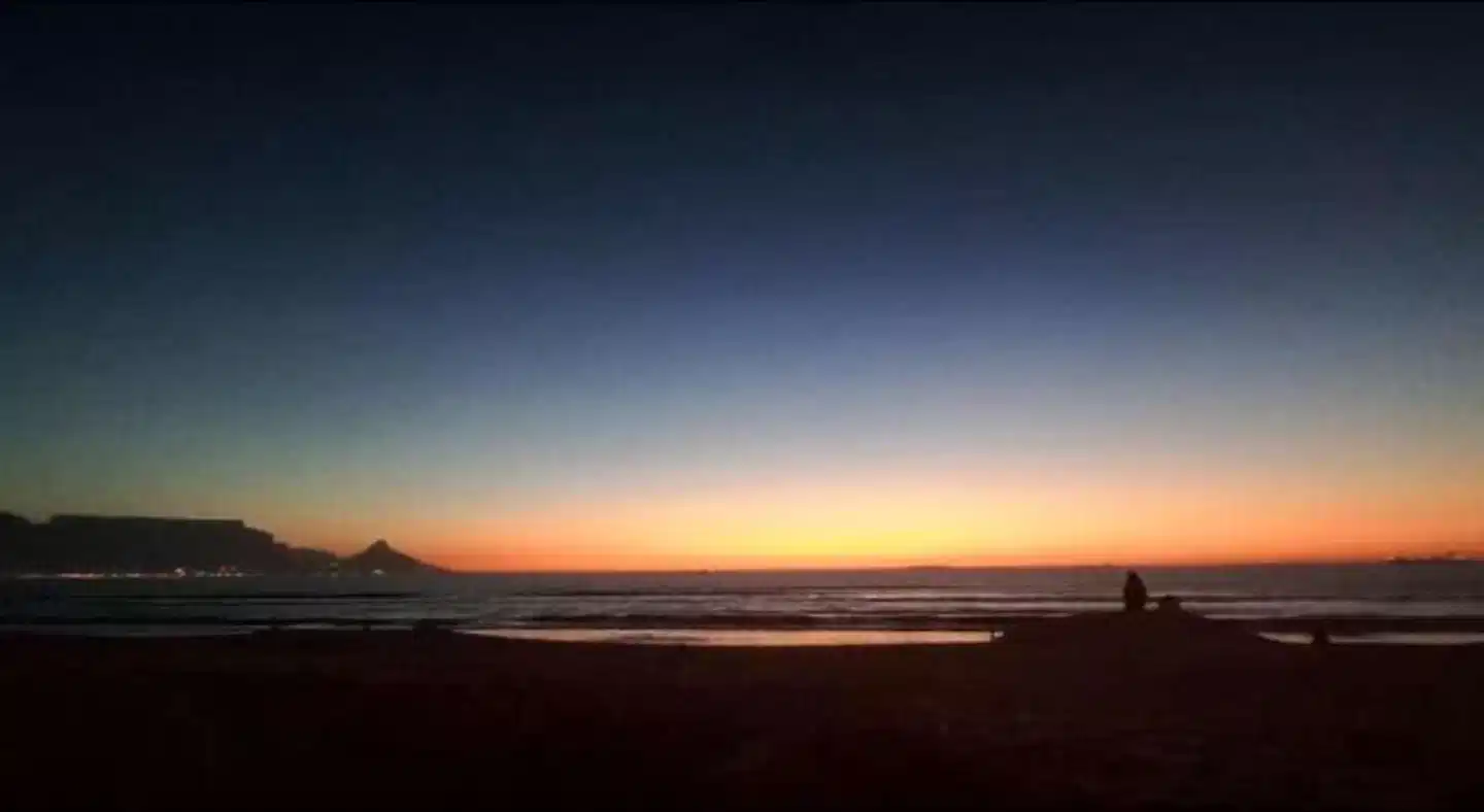 Sunset beach backpackers Landschaft