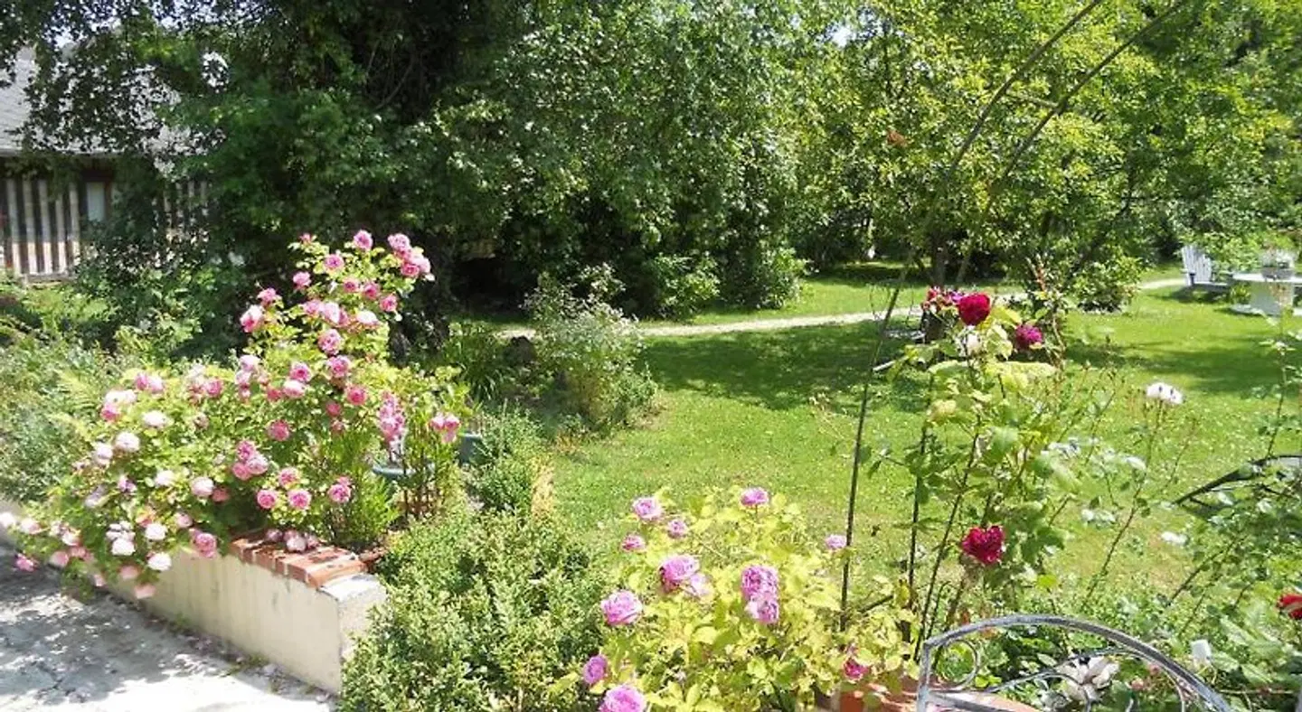 Le Moulin des Roses Garten