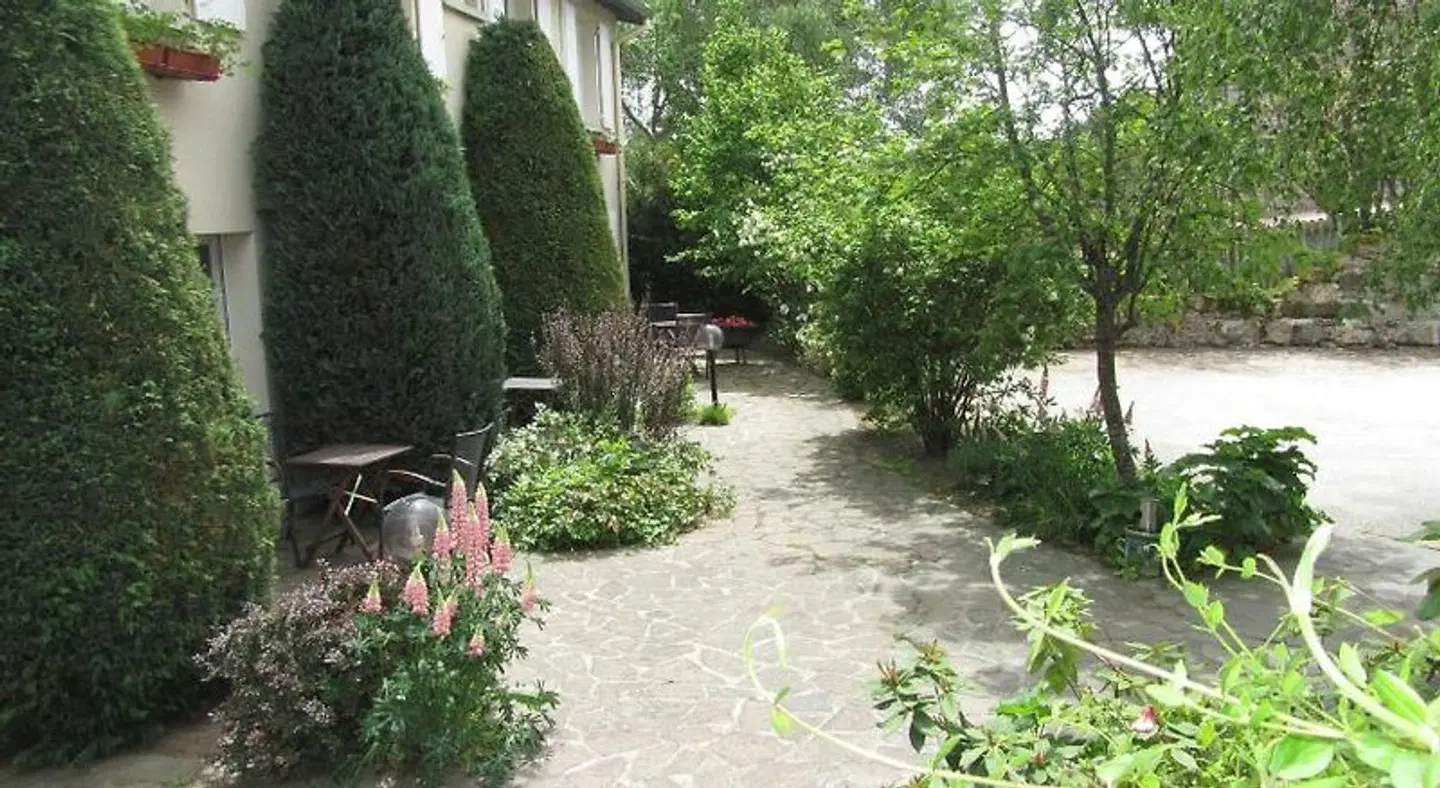 Auberge de l'Arzon Garten
