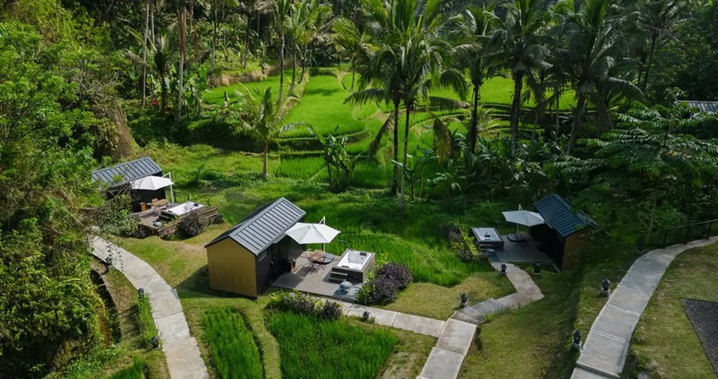 Bobocabin Ubud Garten