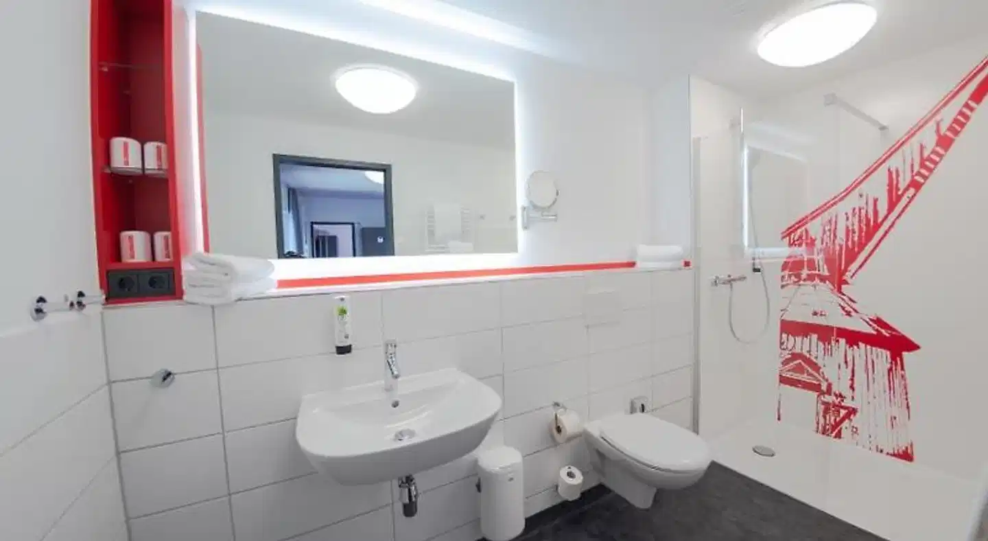 havenhostel Stade Badezimmer