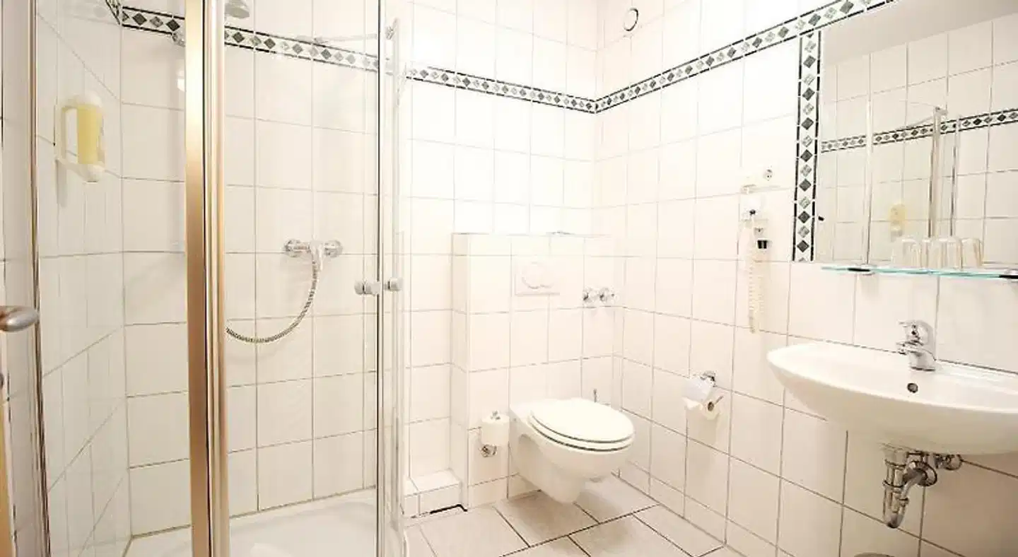 Aparthotel Alte Schmiede Dettelbach Badezimmer