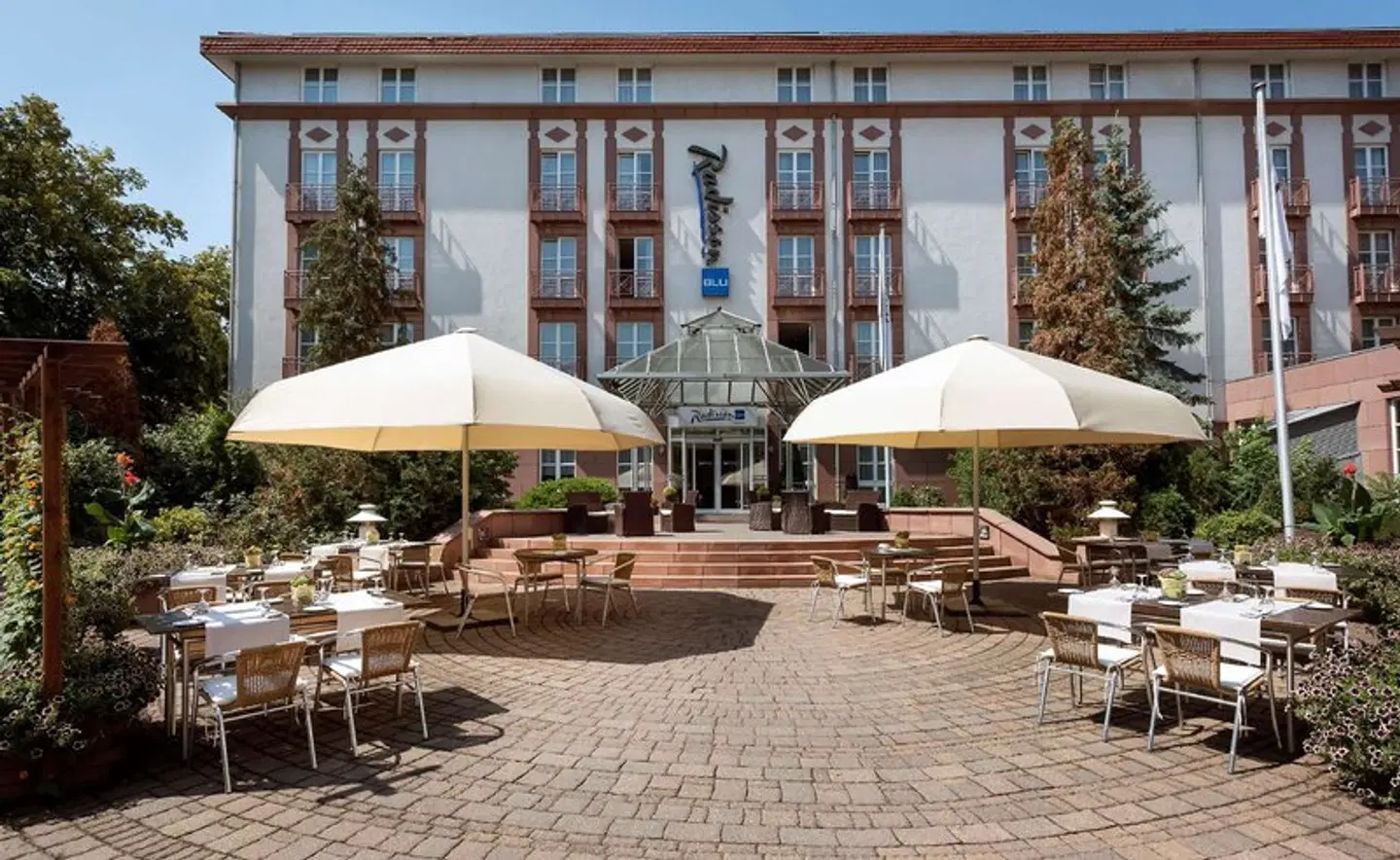 Radisson Blu Hotel, Halle-Merseburg Terrasse