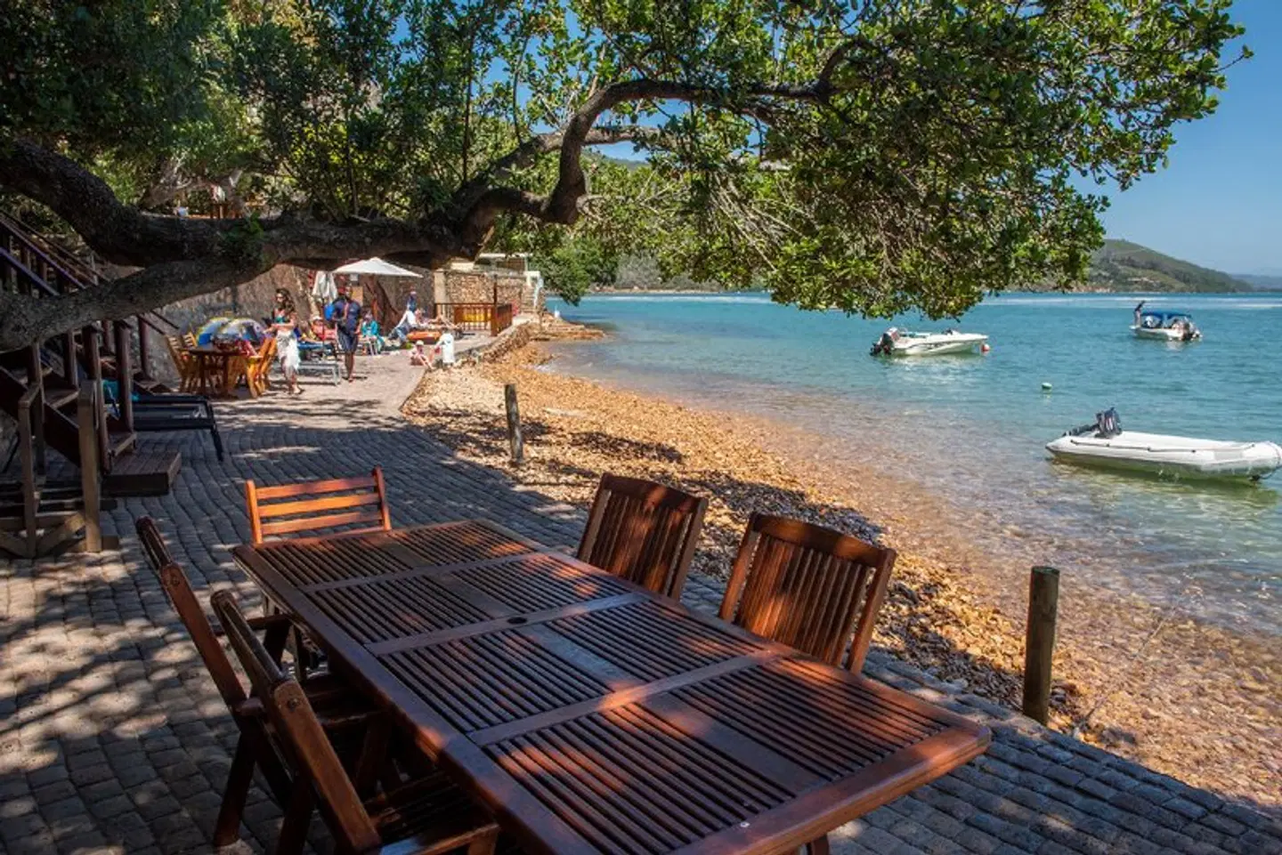 Under Milkwood Resort Terrasse