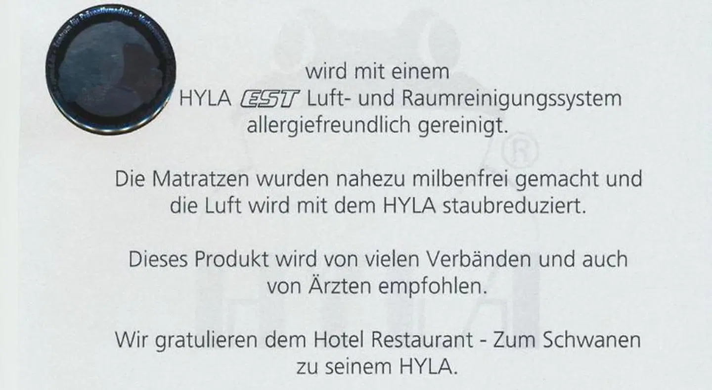 Zum Schwanen Landkarte
