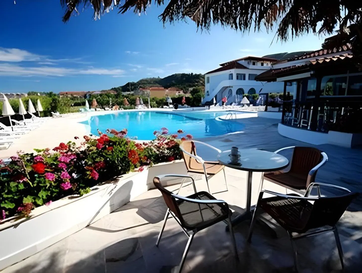 Klelia Beach Hotel Terrasse