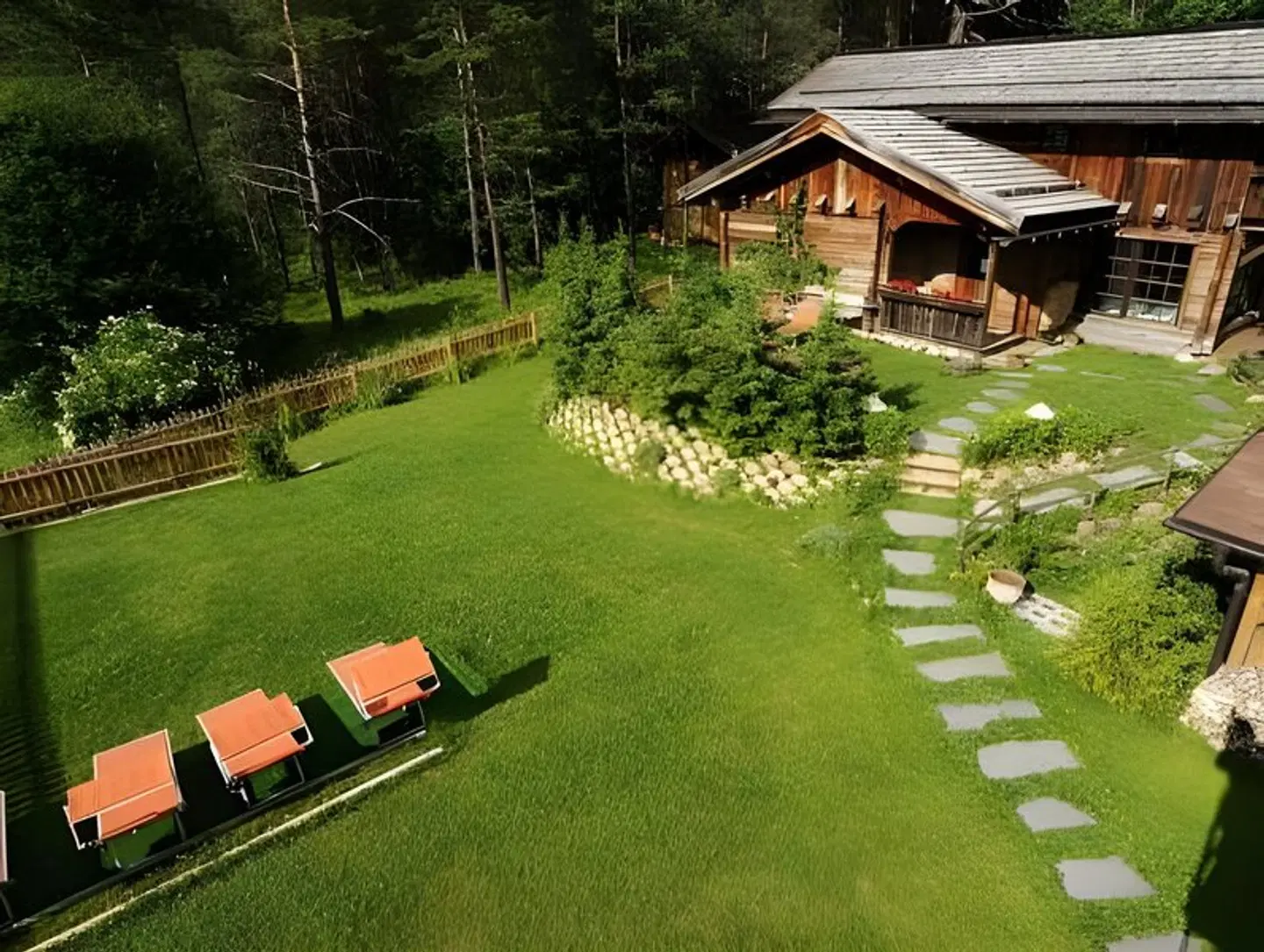 Chalet Corso Garten