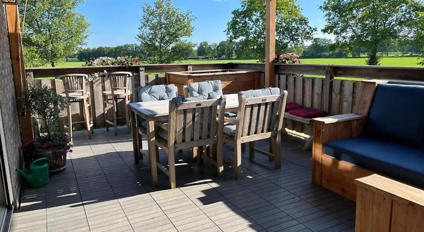 Bed & Breakfast Lenthe Farm Terrasse