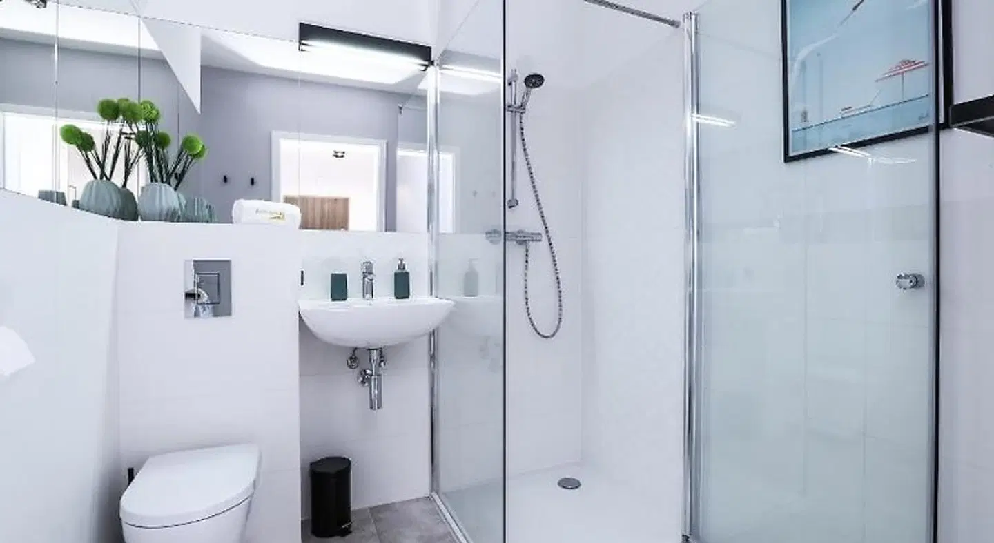 EmiHouse Apartamenty Zamkowe Badezimmer