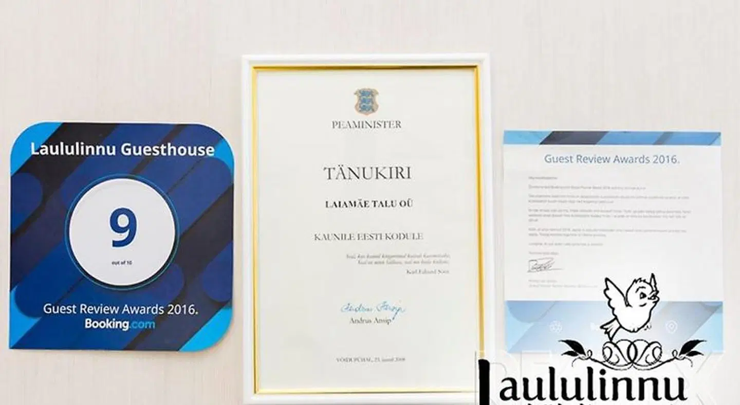 Laululinnu Guesthouse Landkarte