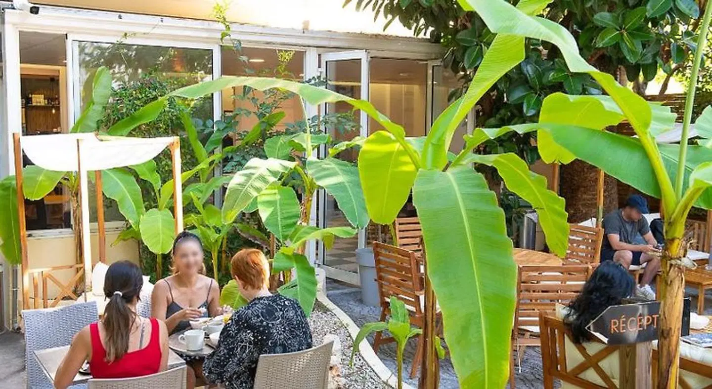 Auberge de Jeunesse HI Nice - Les Camélias Garten