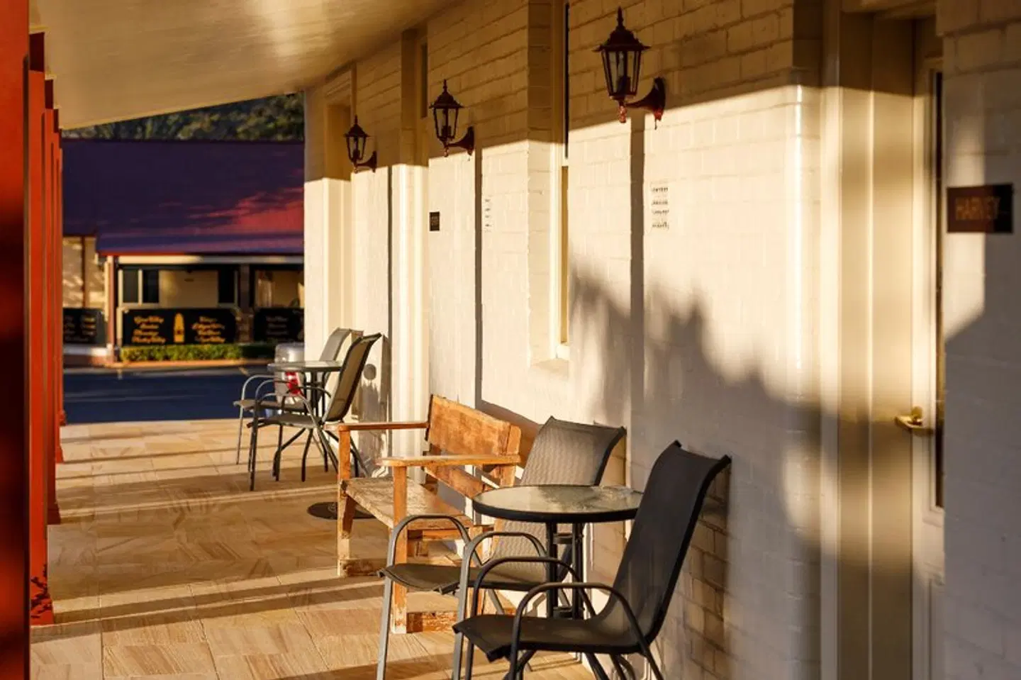 Black Gold Country Cabins Terrasse