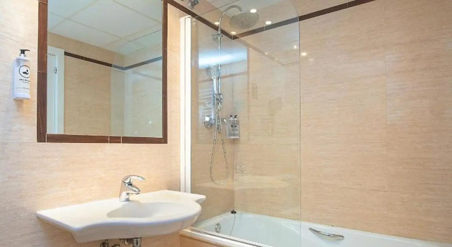 Hotel Alda Centro Zaragoza Badezimmer