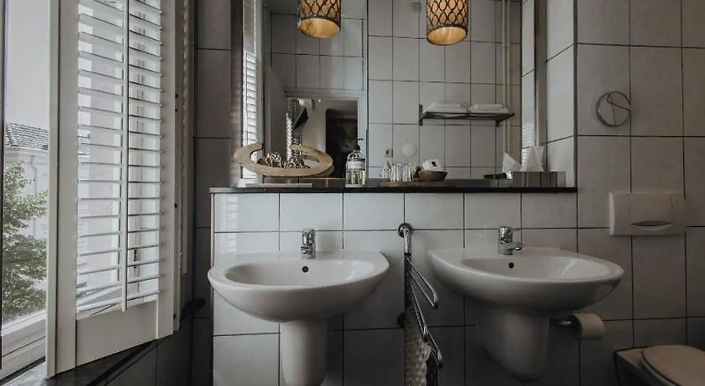 Bouteaque Hotel Badezimmer