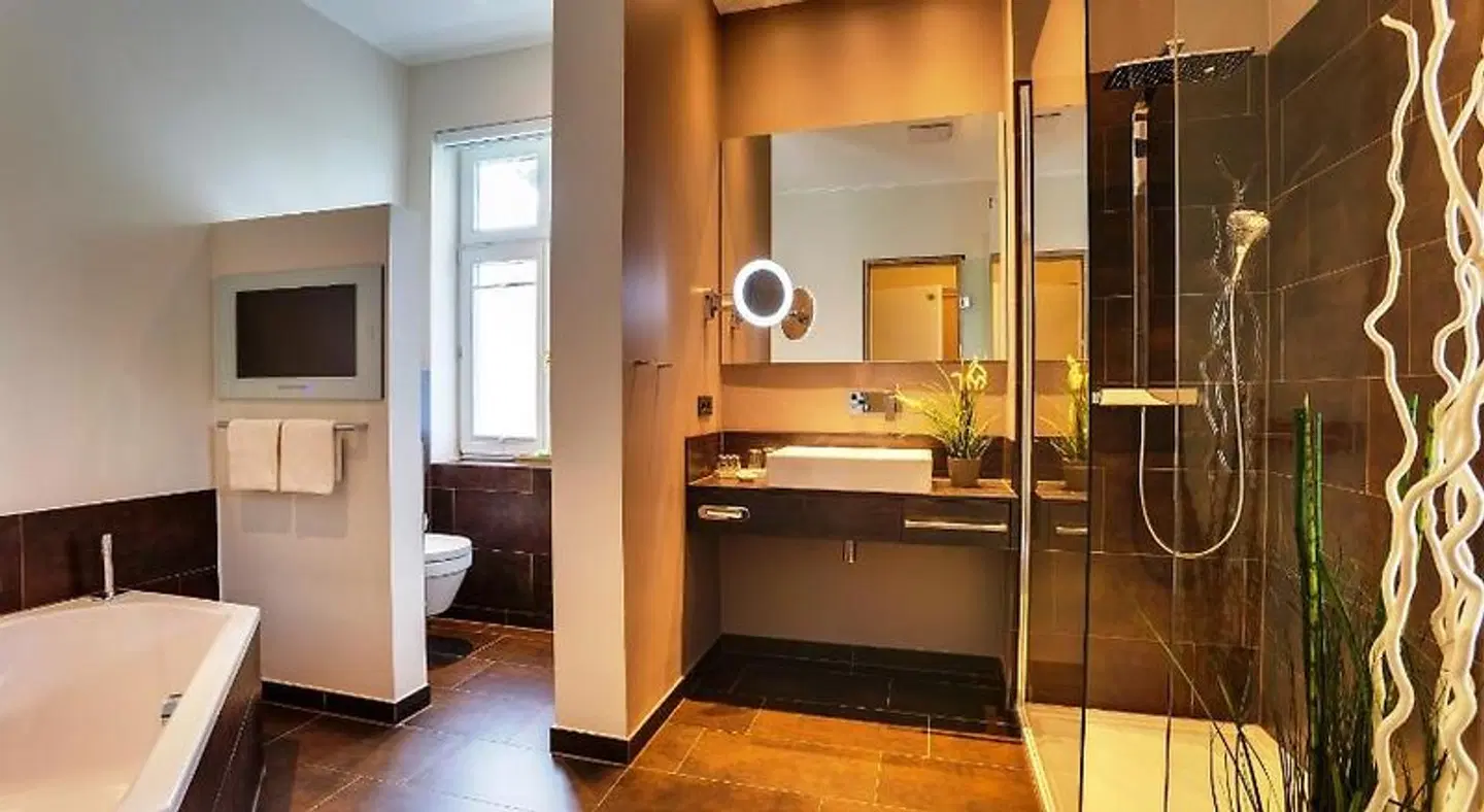 Upstalsboom Hotel Ostseestrand Badezimmer