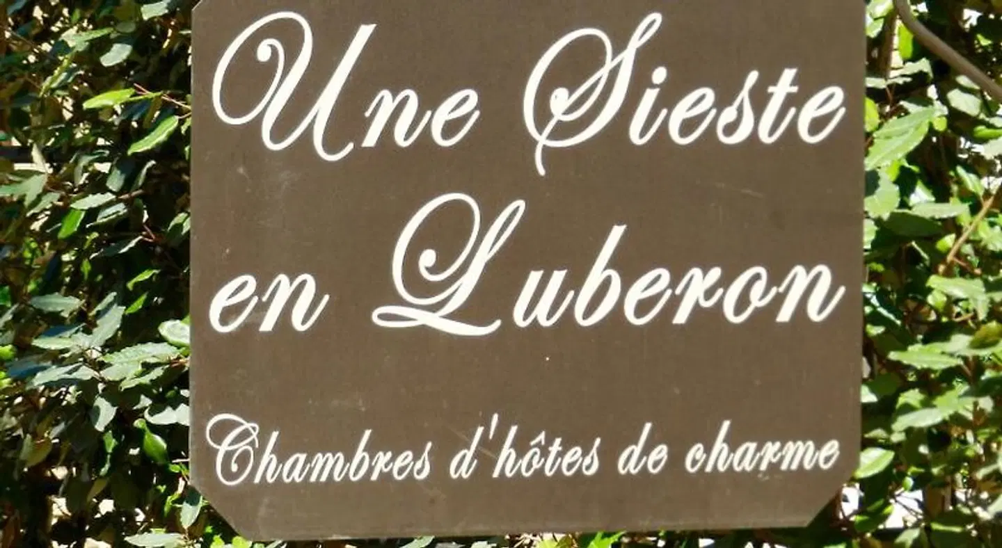 Une Sieste en Luberon Landkarte