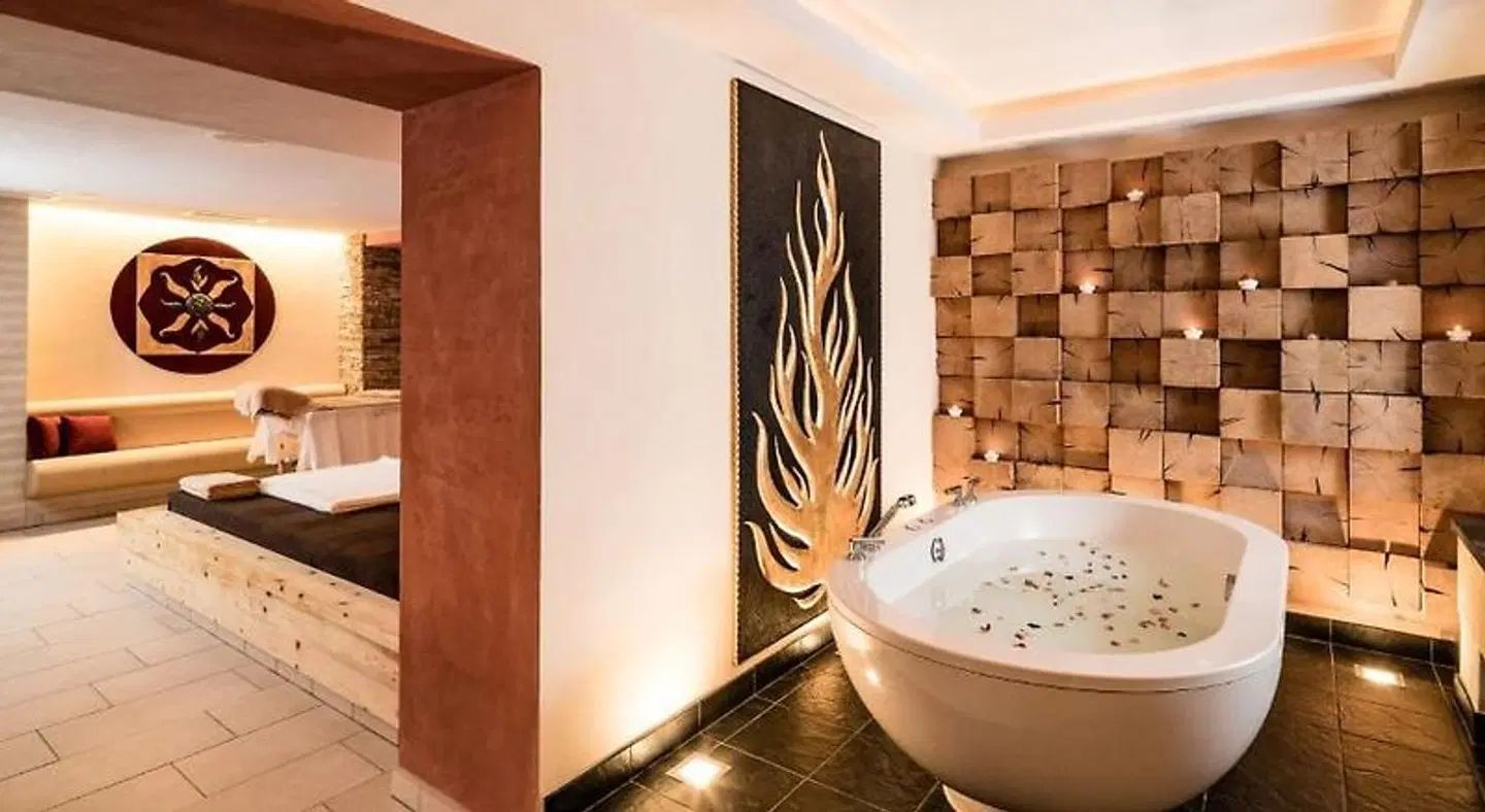 Almhof Hotel Call Badezimmer