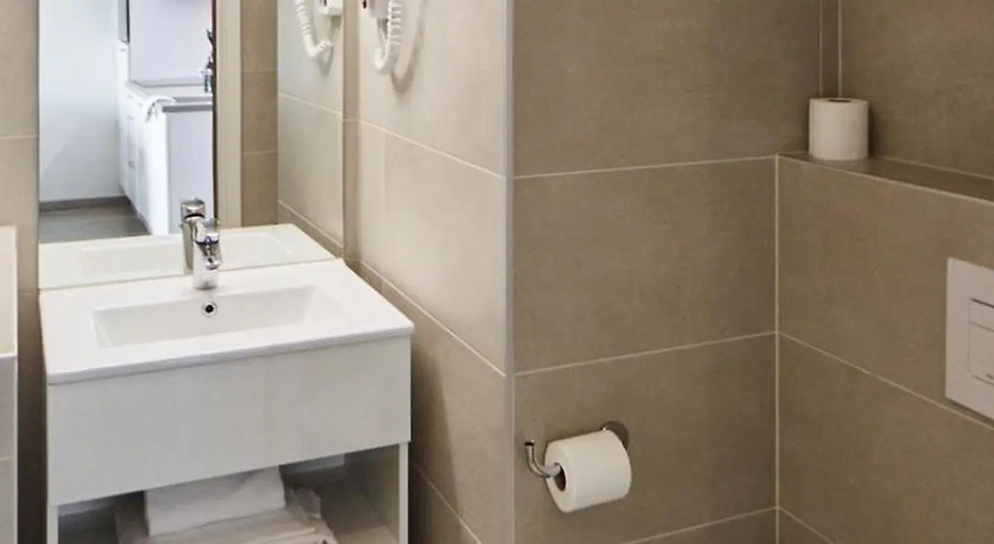 Holiday Suites Zeebrugge Badezimmer