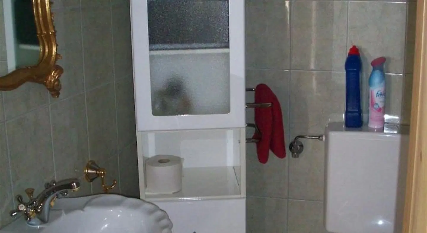 Weinquadrat Badezimmer