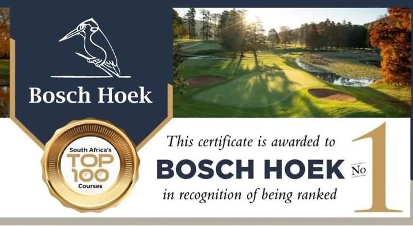 Bosch Hoek Lodge Landkarte