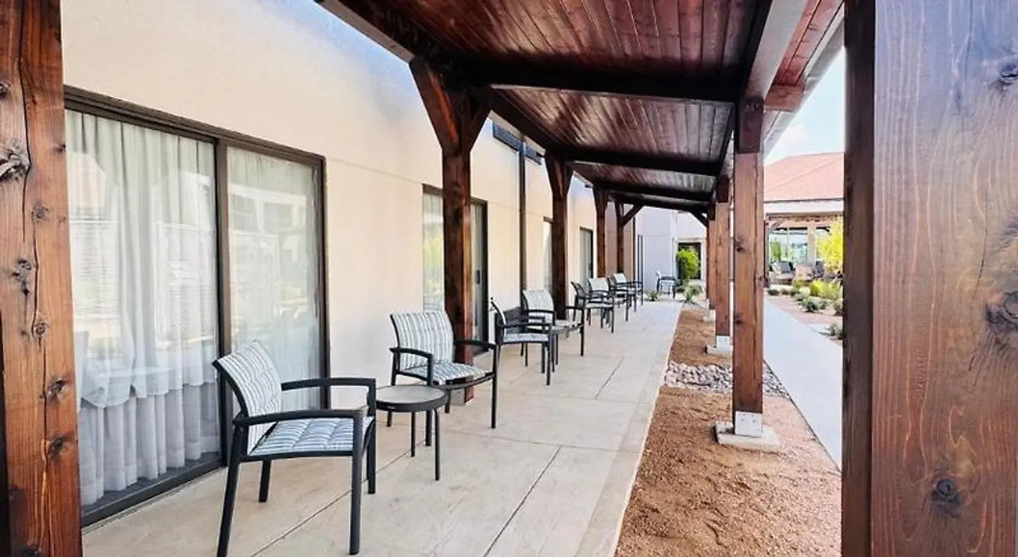 Courtyard by Marriott Waco Terrasse
