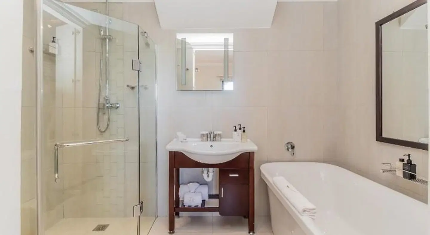Fernwood Manor Boutique Guest House Badezimmer
