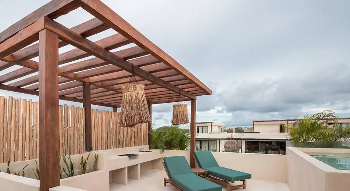 Copal Tulum Hotel Terrasse