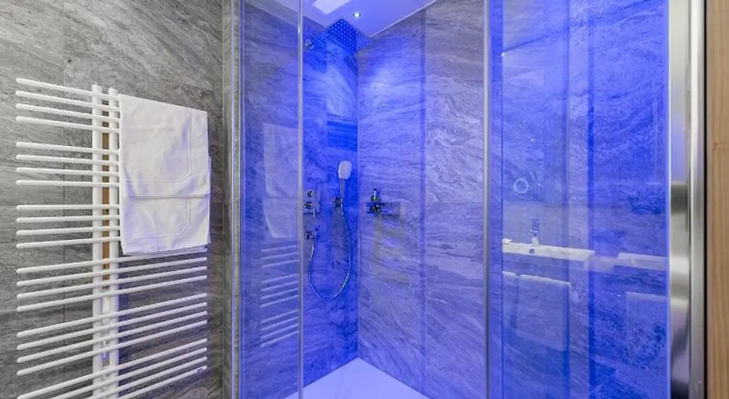 Aktiv- & Wellnesshotel Bergfried Badezimmer