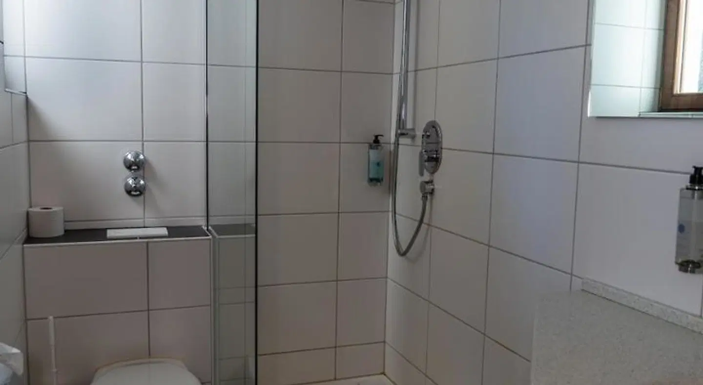 Waldgasthof zum Geländer Badezimmer