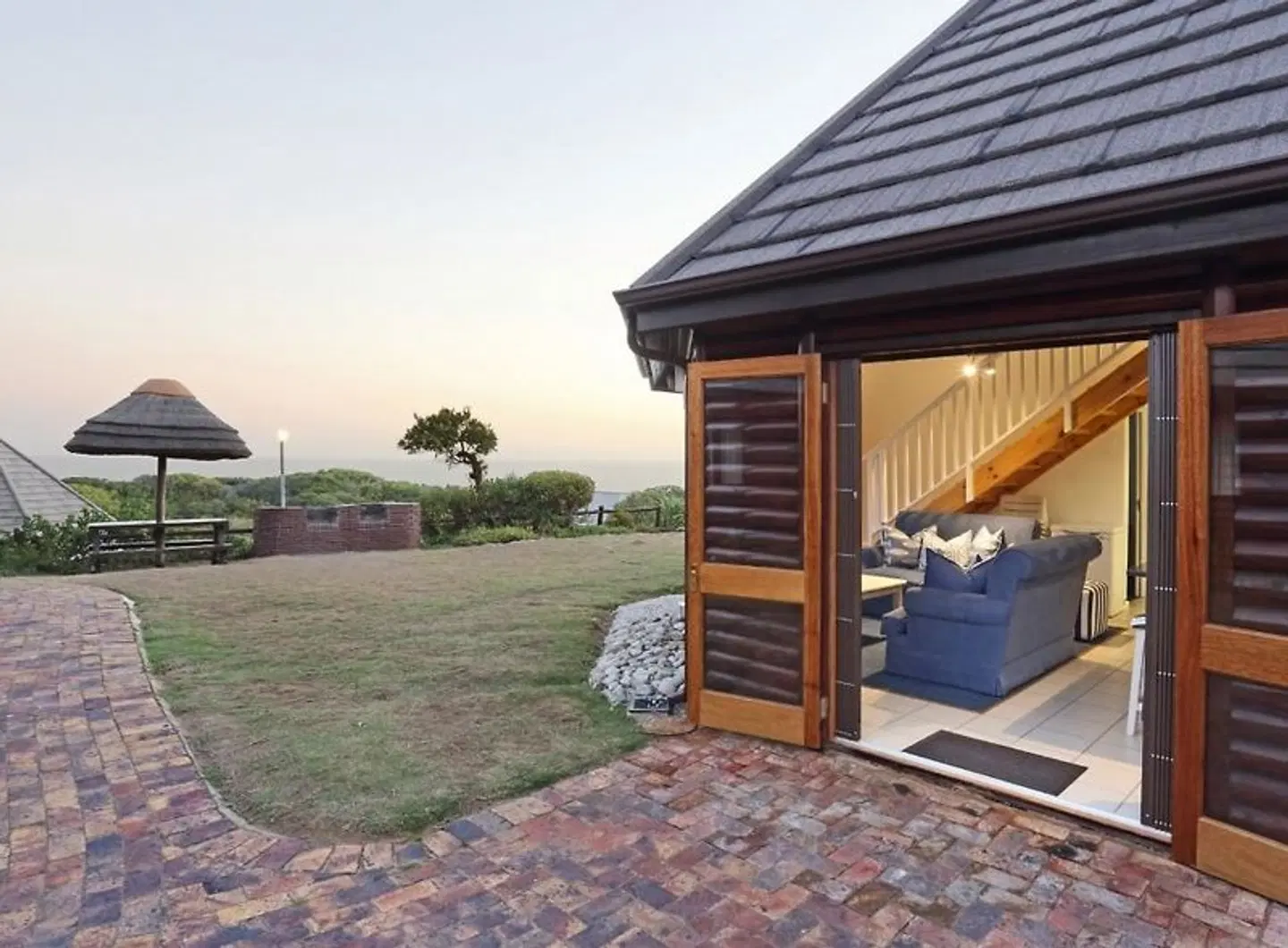 Brenton on Sea Cottages Terrasse