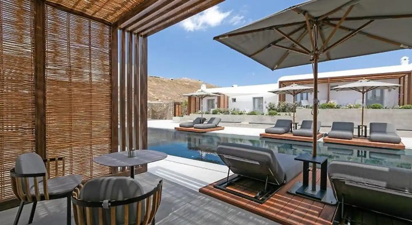 Elia Mykonos Resort Terrasse