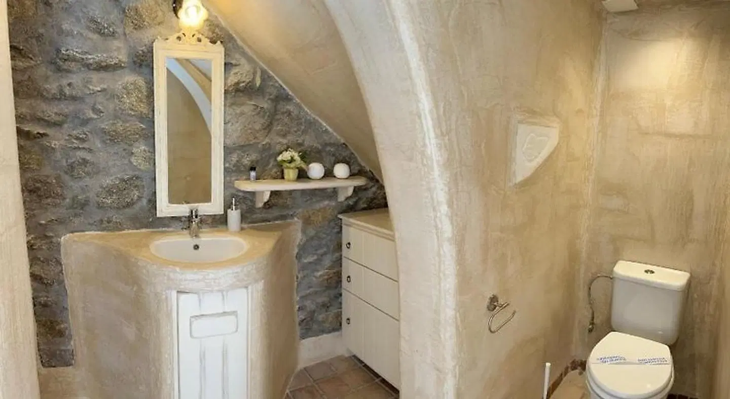 Navy Blue Suites Badezimmer
