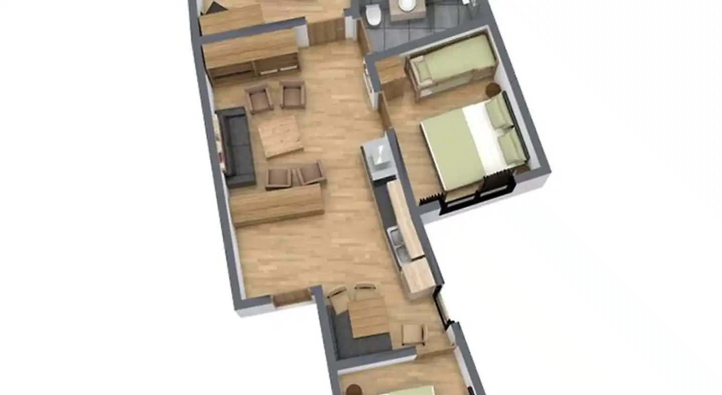 Aparthotel Herzblick Modellaufnahme