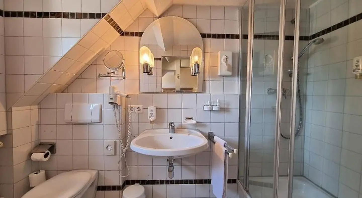 Seehotel Hubertus Badezimmer