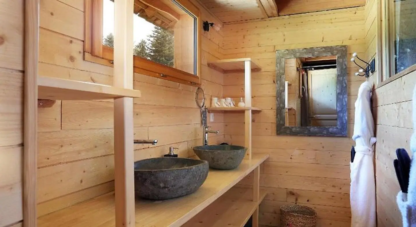 Les Lodges de Babylone Badezimmer