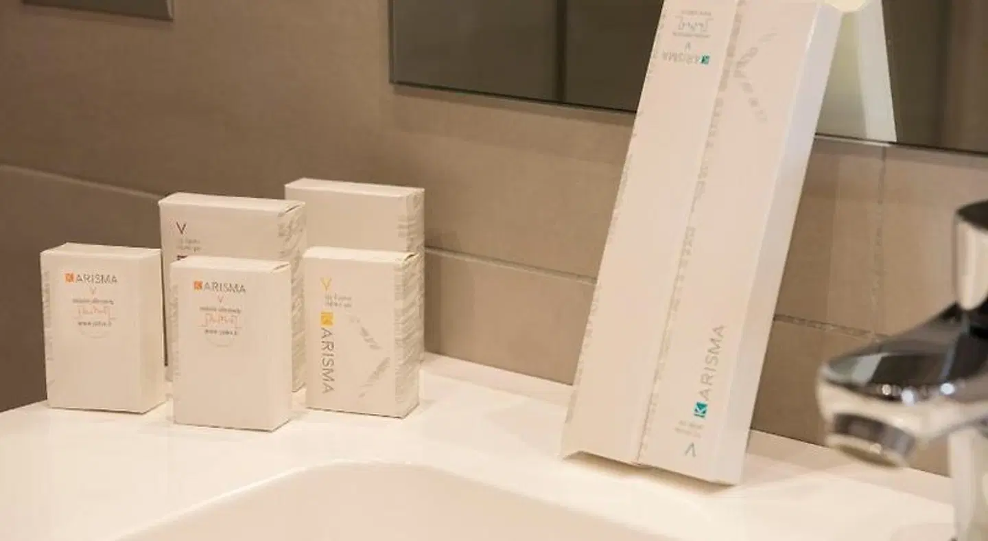 Grand Hotel Biffy Badezimmer