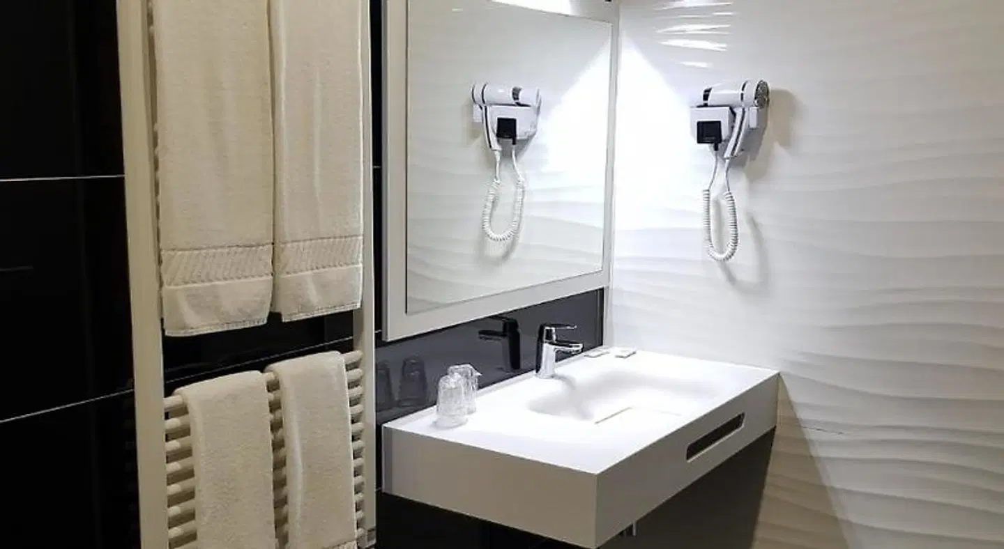 O Abel, Hotel rural Badezimmer