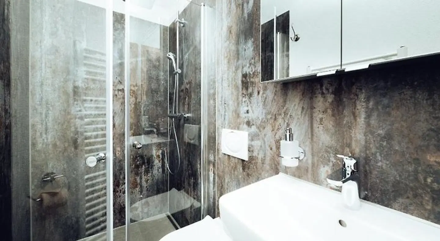 Wildbach Badezimmer