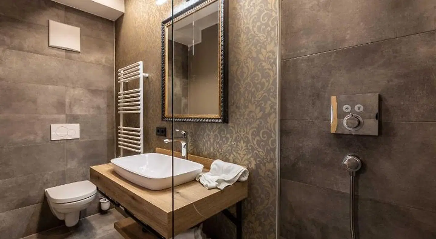 Deluxe Apartment Zugspitze Badezimmer