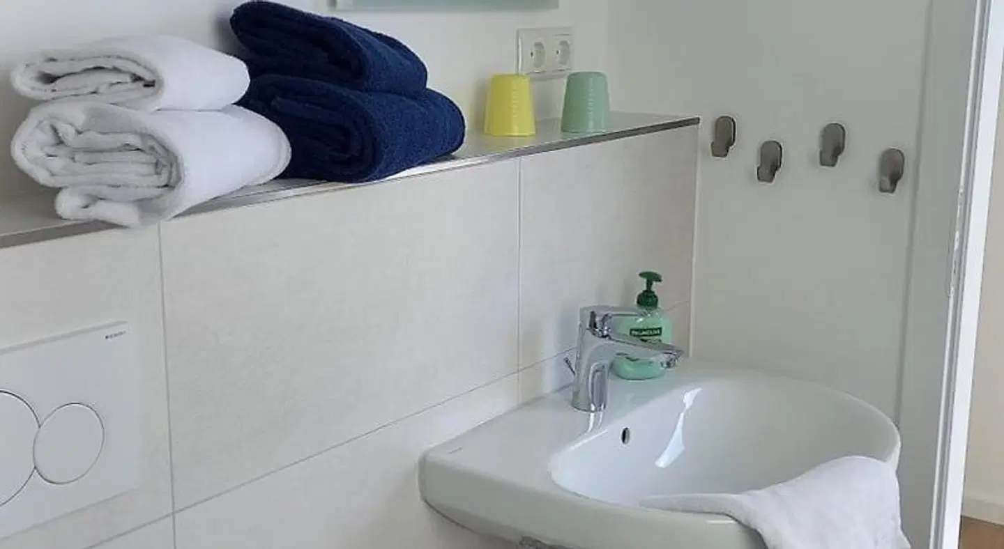 Vier Jahreszeiten Hotel Garni Badezimmer